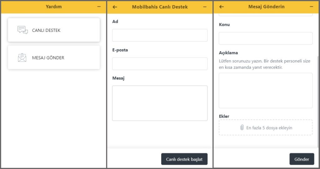Mobilbahis815 Canlı Destek